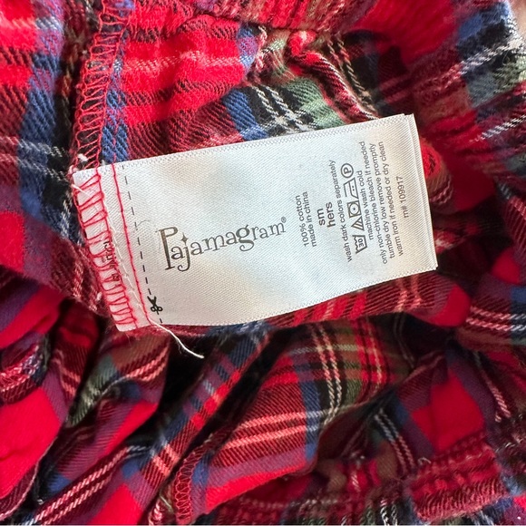 Natalie Pajama grams red long sleeve thermal and plaid pants - Picture 6 of 6